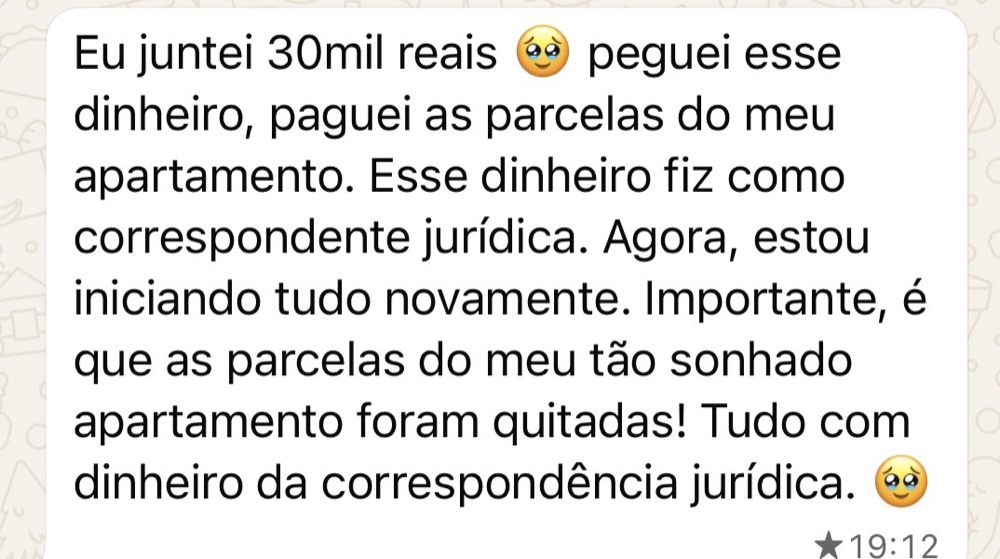 Depoimento de aluna